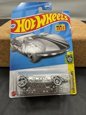 Hot Wheels HW Braille Racer Twin Mill Silver 2023 5/5 Experimotors 85/250 NFB